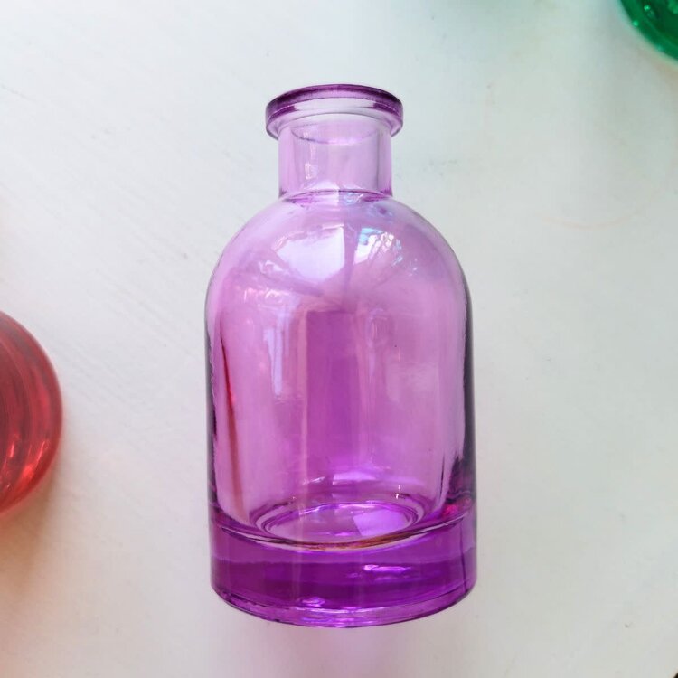 Chive Tall Jewel Tone Loft Glass Bud Vase - Various Colours