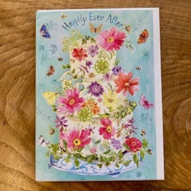 Roger la Borde 'Happily Ever After' Wedding Cake Card