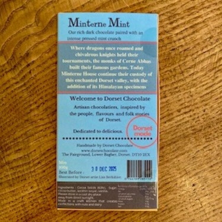 Dorset Chocolate Dorset Chocolate-  Minterne Mint, Dark