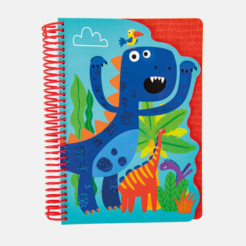 The Gifted Stationery Company 'Dinoroar' A5 Spiral Notebook