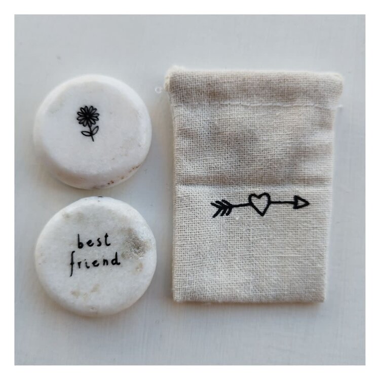 Send With Love Sentiment Pebble - Various Designs