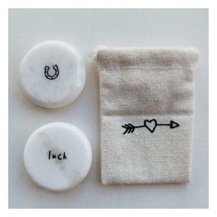 Send With Love Sentiment Pebble - Various Designs