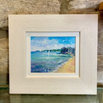 John Dimech ‘Studland’ Framed Original Acrylic Artwork