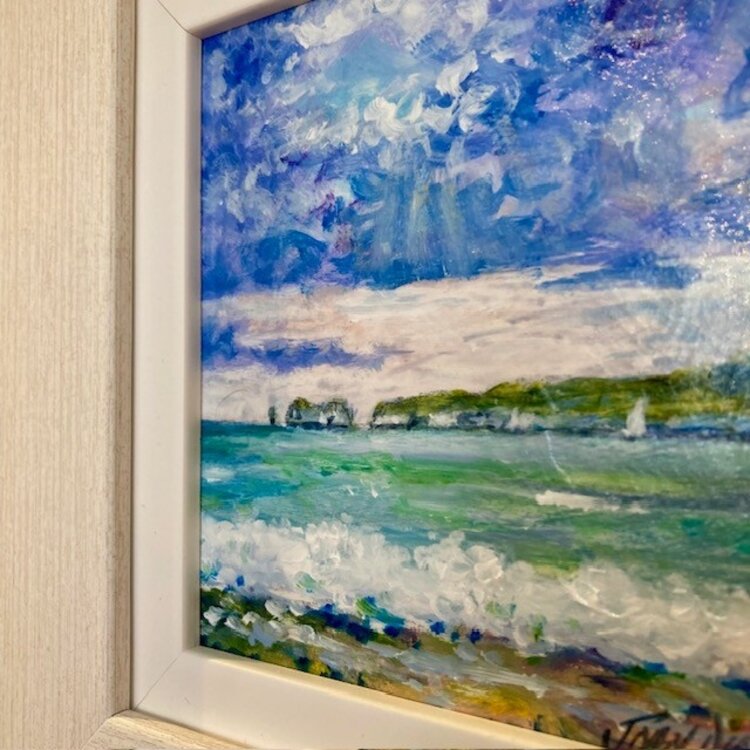 John Dimech ‘Passing Storm’ Framed Original Acrylic Artwork