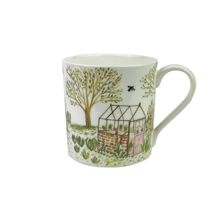 Heaven Scent Herb Garden Illustrated Mug