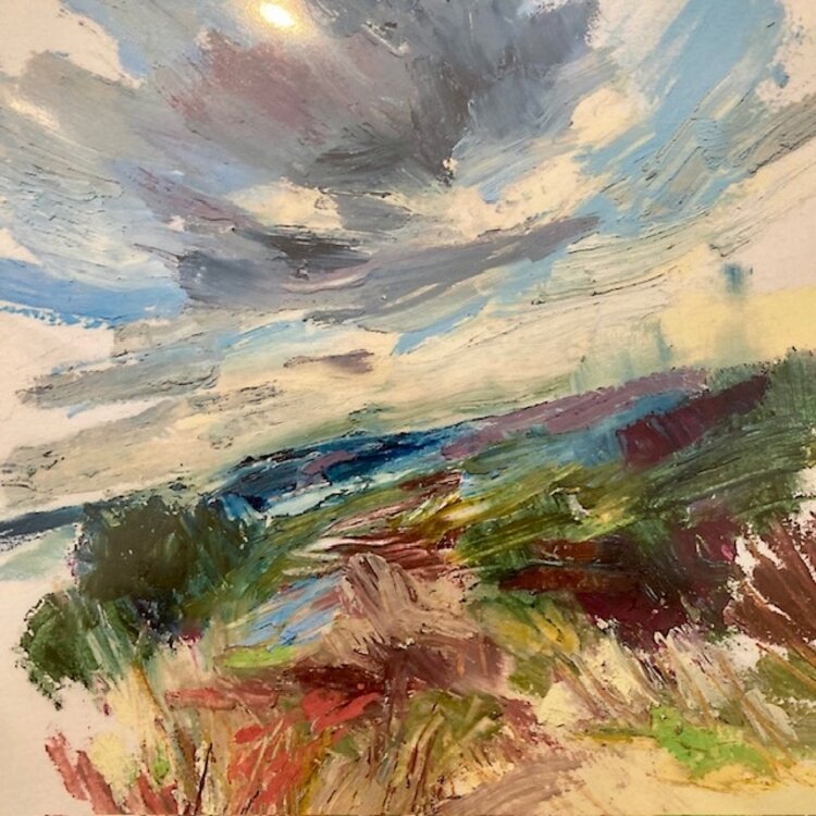 Eleanor Spalding 'II. Dunes' Giclee Mounted Print