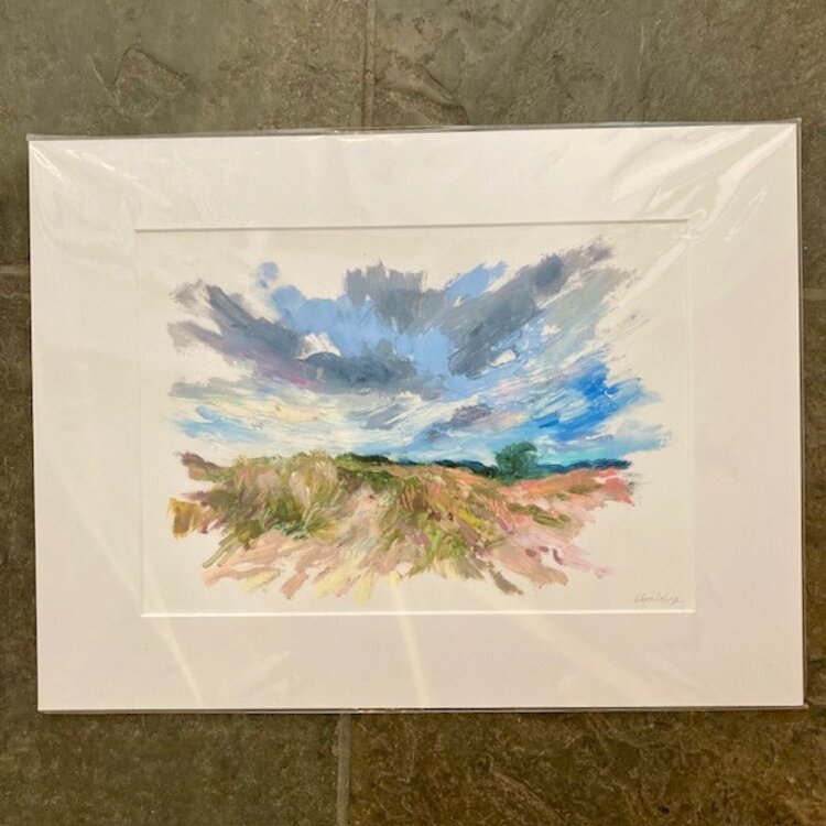 Eleanor Spalding 'IV. Dunes' Giclee Mounted Print