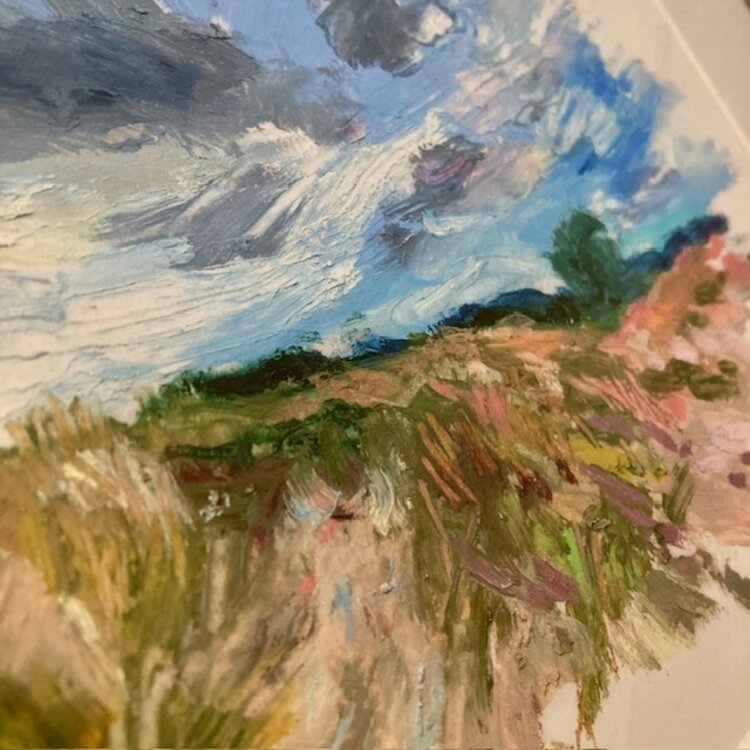 Eleanor Spalding 'IV. Dunes' Giclee Mounted Print