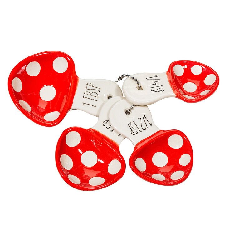 Sass & Belle Toadstool  Measuring Spoons