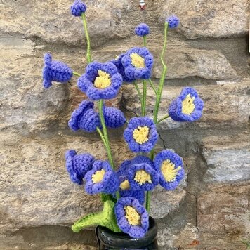 Heaven Sends Knitted Bluebell Stem