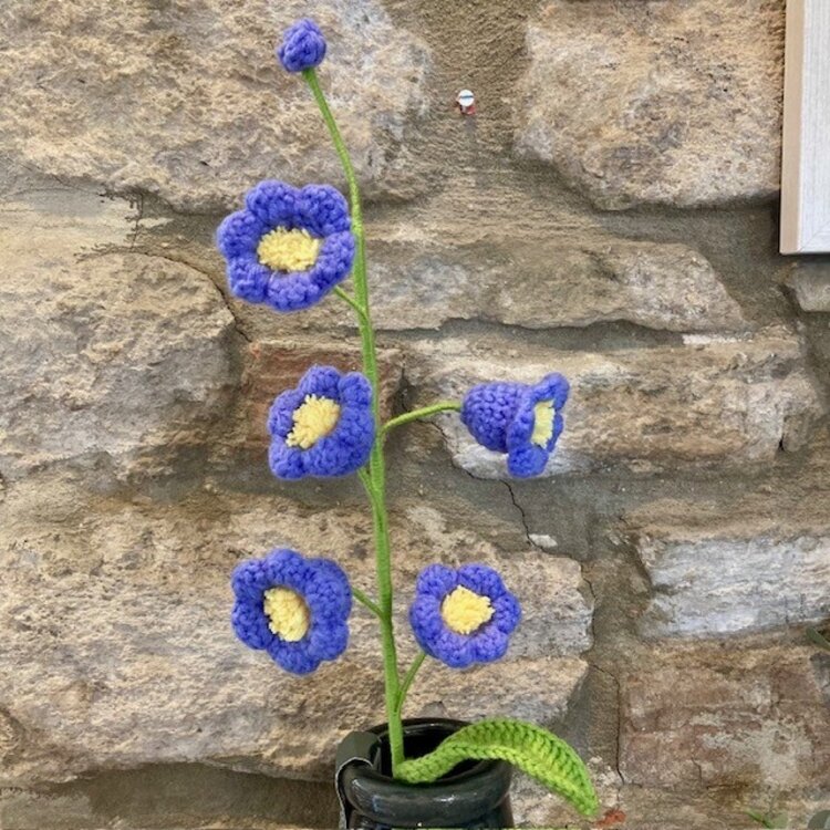 Heaven Sends Knitted Bluebell Stem