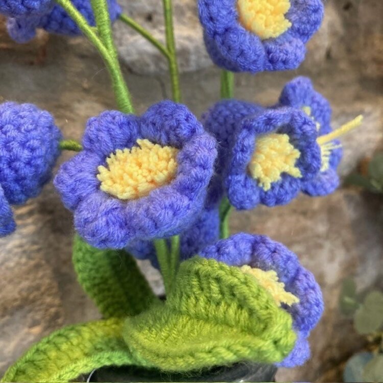 Heaven Sends Knitted Bluebell Stem