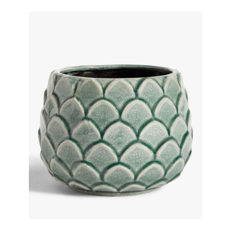Garden Trading Small Artichoke Pot- Aqua