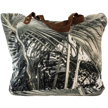 Grand Illusions Fan Palm Velvet Bag