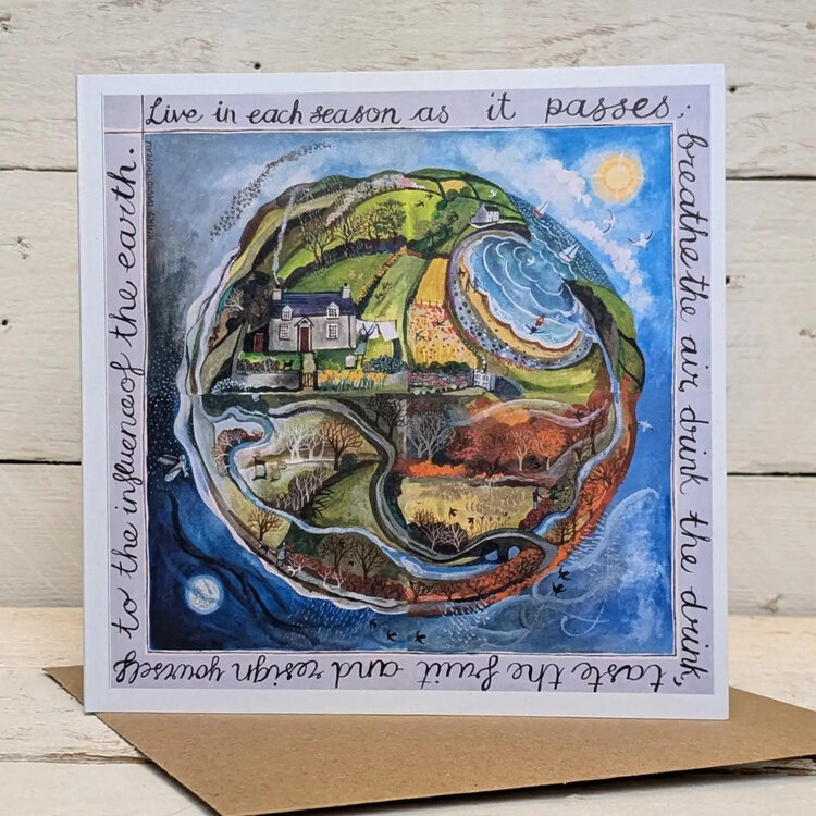 Driftwood Designs Live In Each Season Card