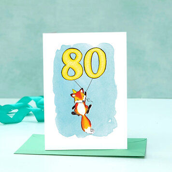 Alexia Claire Fox Card- Age 80