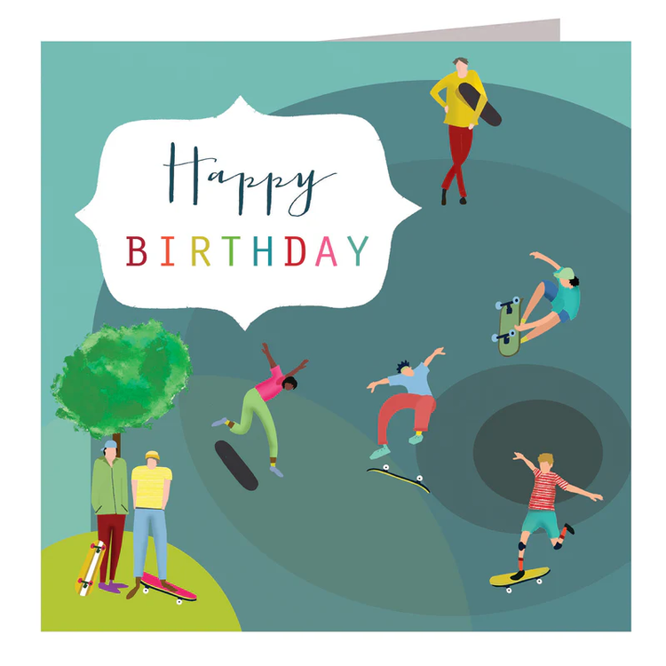 Kali Stileman 'Happy Bithday' Skateboarding Card