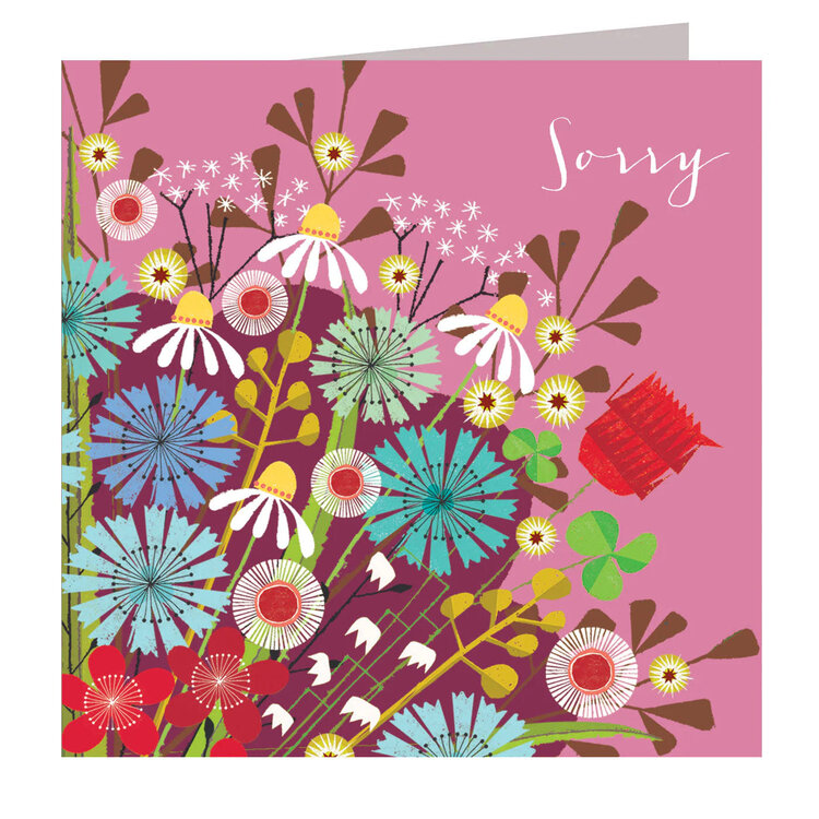 Kali Stileman 'Sorry' Floral Card