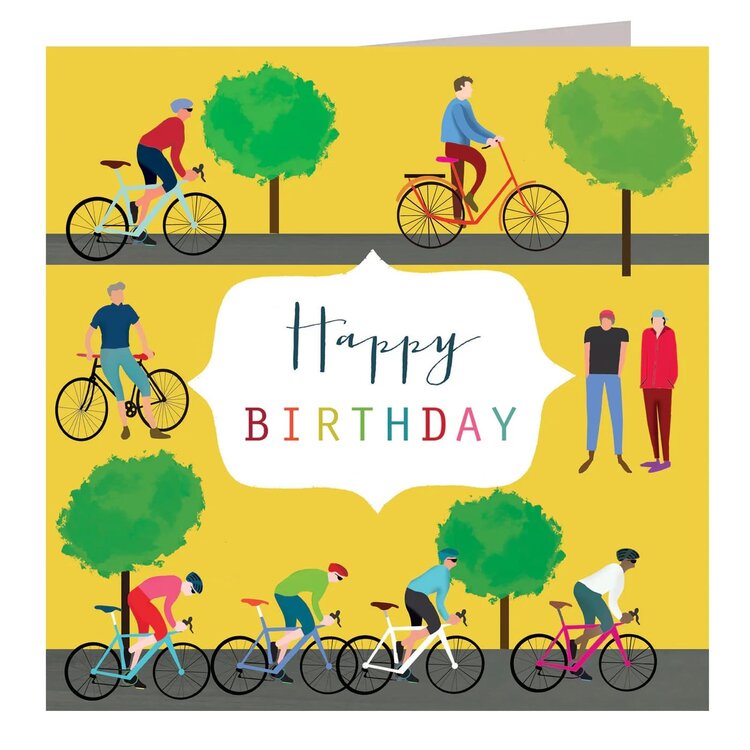 Kali Stileman 'Happy Birthday' Cycling Card