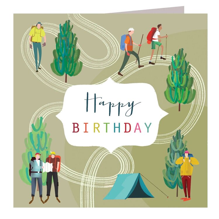 Kali Stileman 'Happy Birthday' Hiking Card
