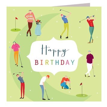 Kali Stileman 'Happy Birthday' Golf Card