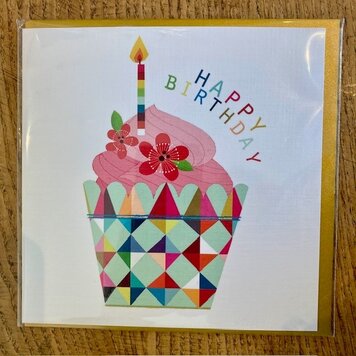 Kali Stileman 'Happy Birthday' Cupcake Card