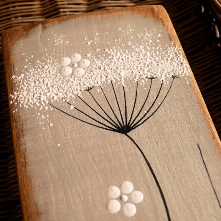 Emma Jane Small Grey Painted Rustic Wood - S294