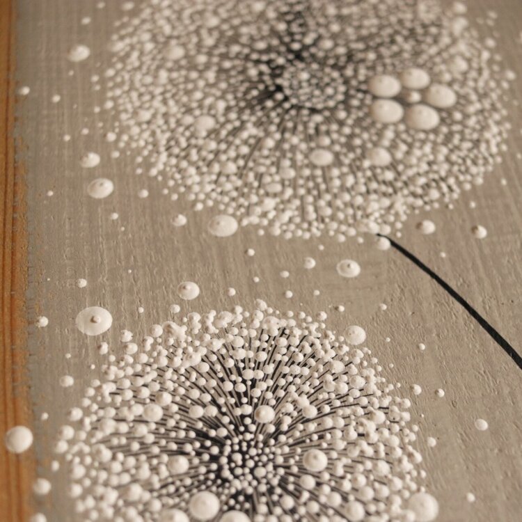 Emma Jane Medium Grey Painted Rustic Wood - M285