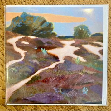 Kim Day 'Dunes II' Studland Art Card
