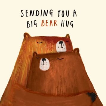 Charley Rabbit 'Bear Hug' Card