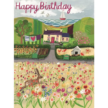 Driftwood Designs 'Happy Birthday' Meadow Card