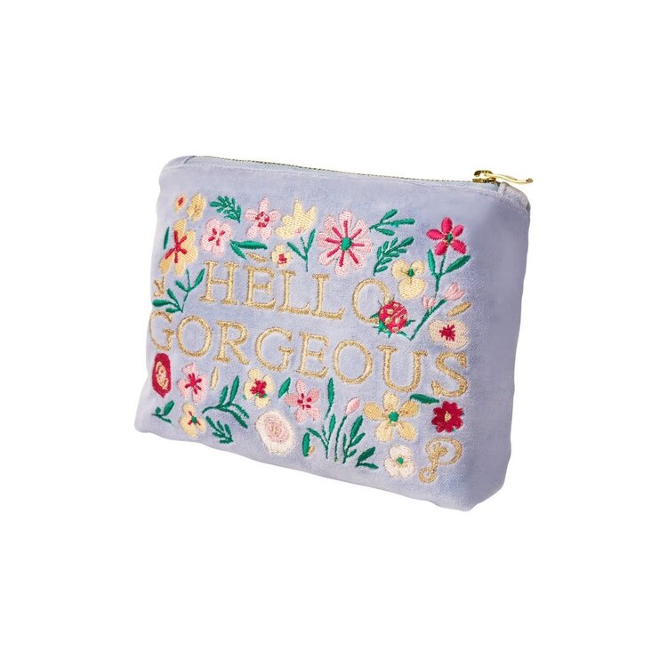 Powder Mini 'Hello Gorgeous' Velvet Pouch