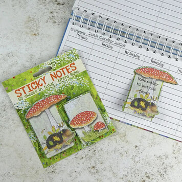 Emma Ball Hedgehog & Toadstools Sticky Notes