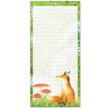 Emma Ball Fox Magnetic Notepad