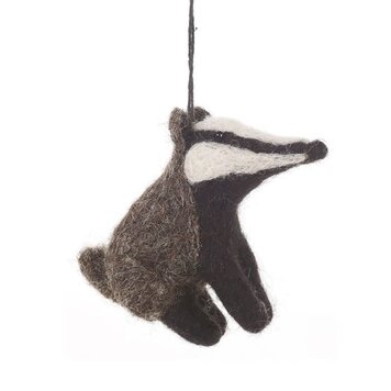 Felt So Good Handmade Felt Bertie The Badger