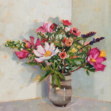 Dry Red Press 'Kettle's Yard Flowers' Art Card