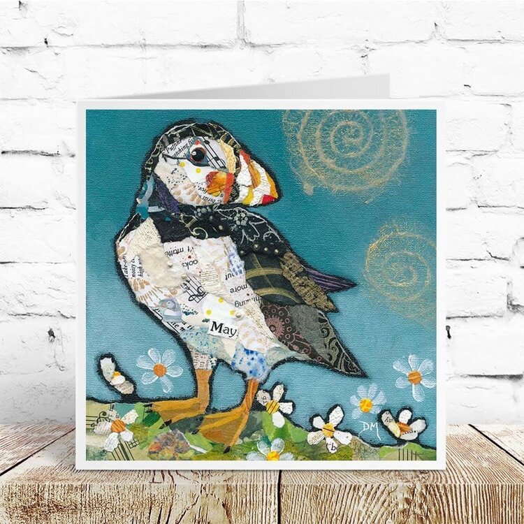 Dawn Maciocia 'Puffin Pals' Art Card