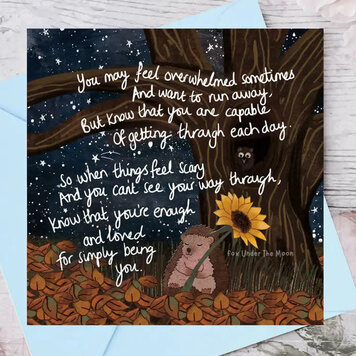 Fox Under The Moon 'Being You' Card