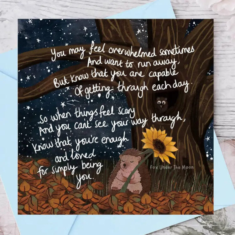 Fox Under The Moon 'Being You' Card