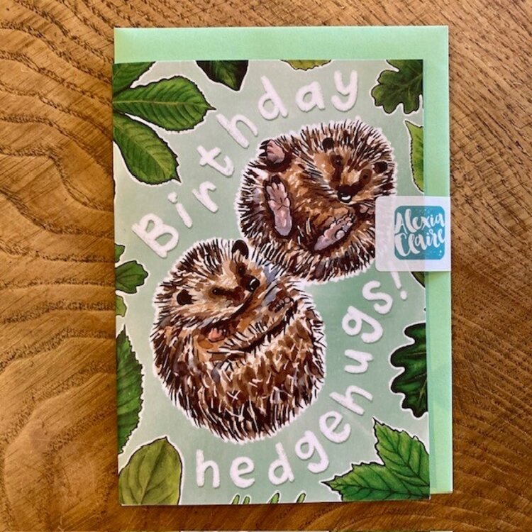 Alexia Claire 'Birthday Hedgehugs' Card