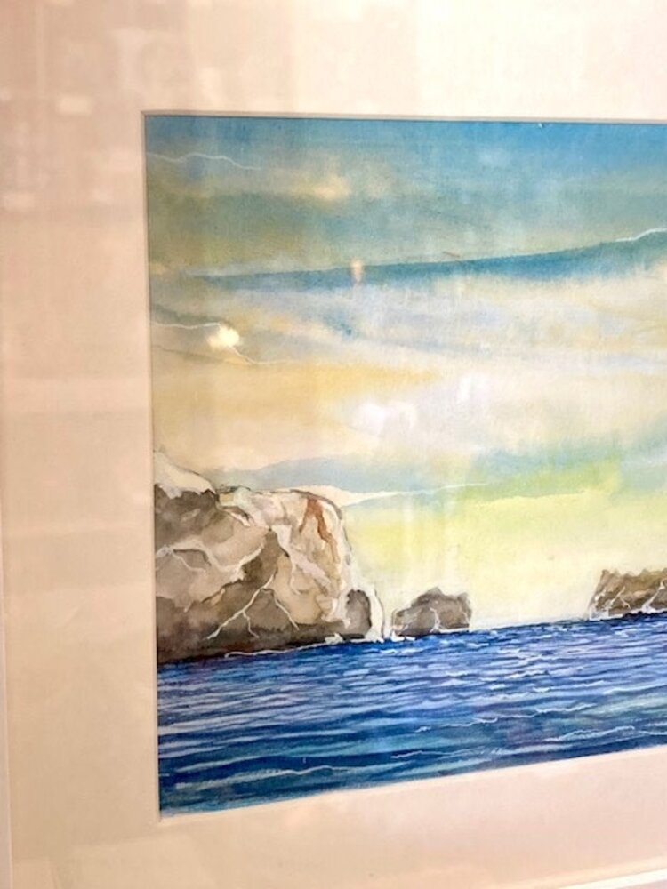 Derek Murray 'The Needles' Watercolour Original