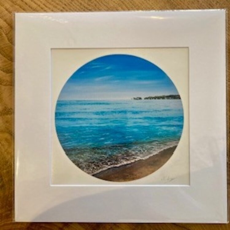 Naomi Ings 'Ebb & Flow' Round Limited Edition Print