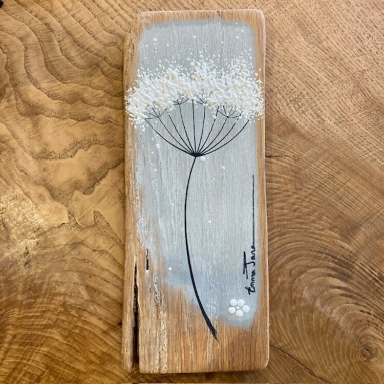 Emma Jane Small Grey Painted Rustic Wood - S253