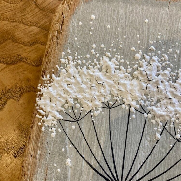 Emma Jane Small Grey Painted Rustic Wood - S253