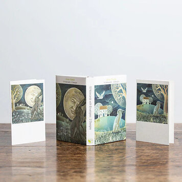 Green Pebble 'Moon Risen' Box Set Of 10 Notecards