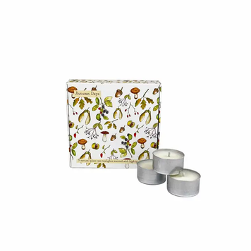 Heaven Scent Box Of Tealights- Leaves & Acorns [Autumn Days]