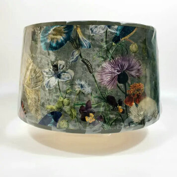 Jarapa 'Sage Hortus' Velvet Lampshade-