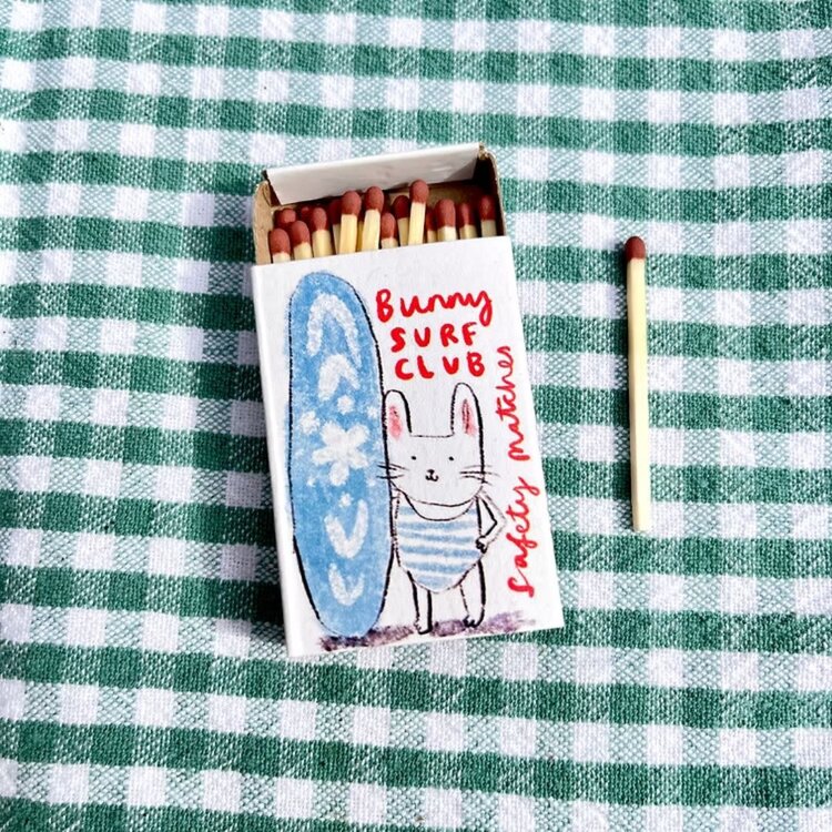 Laura Skilbeck Bunny Surf Club Mini Matchbox