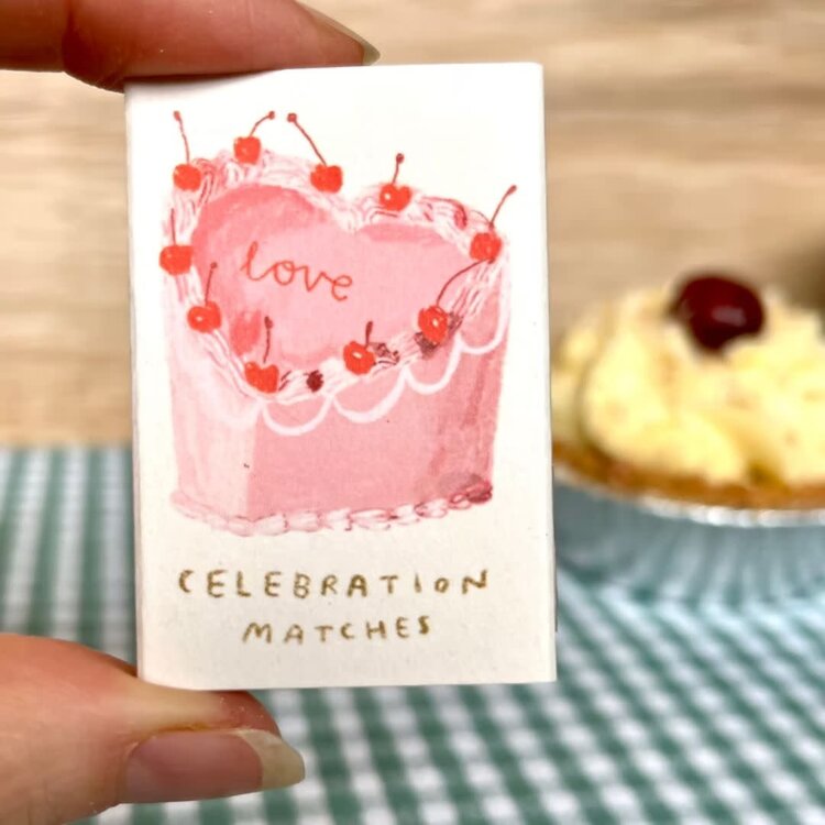 Laura Skilbeck Pink Dream Cake Mini Celebration Matchbox