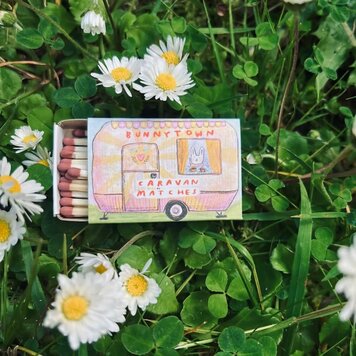 Laura Skilbeck Bunnytown Caravan Mini Matchbox